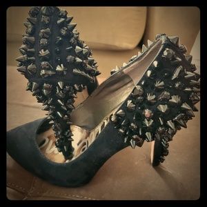 Sam Edelman black suede heels